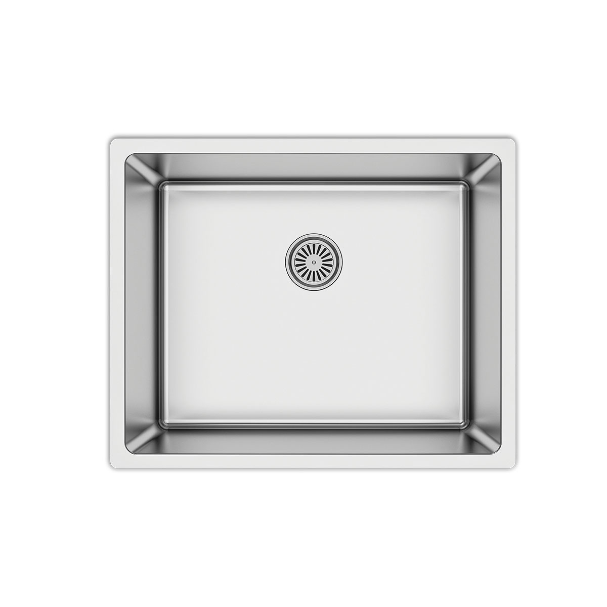 IDEAL 500 SUDOPER PRAVOKUTNI jednodijelni 54x44x20cm/sa sifonom fi90mm